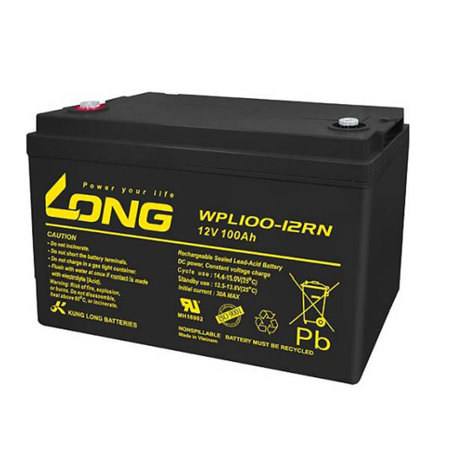 Ắc quy 12V-100Ah Long WPL100-12RN